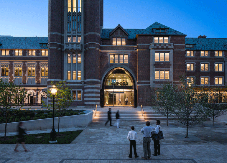 Saieh Hall for Economics Architecture at the University of Chicago