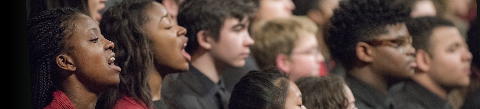 Members of the Chicago Children's Choir perform during the 26th Annual Martin Luther King Jr. Celebration held at Rockefeller Memorial Chapel.