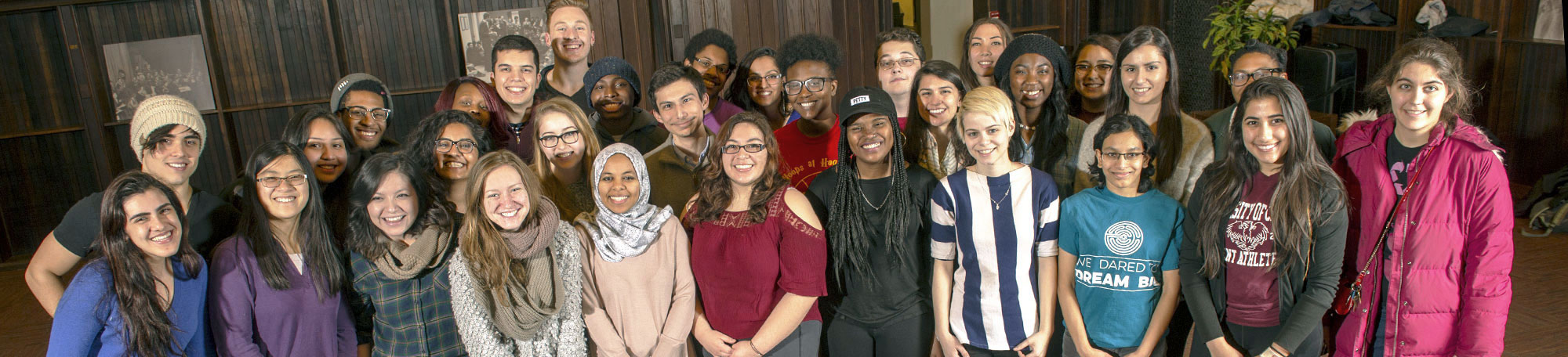 UChicago Odyssey students gather in the North Reading Room of the Cathey Learning Center in Harper Memorial Library.