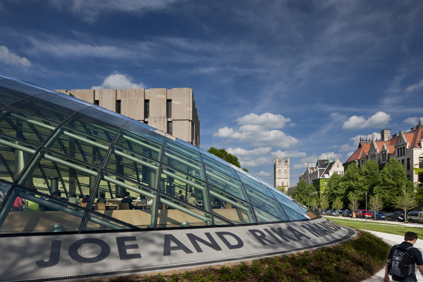 Pouring concrete for mud mat, (Photo of Mansueto Library co…