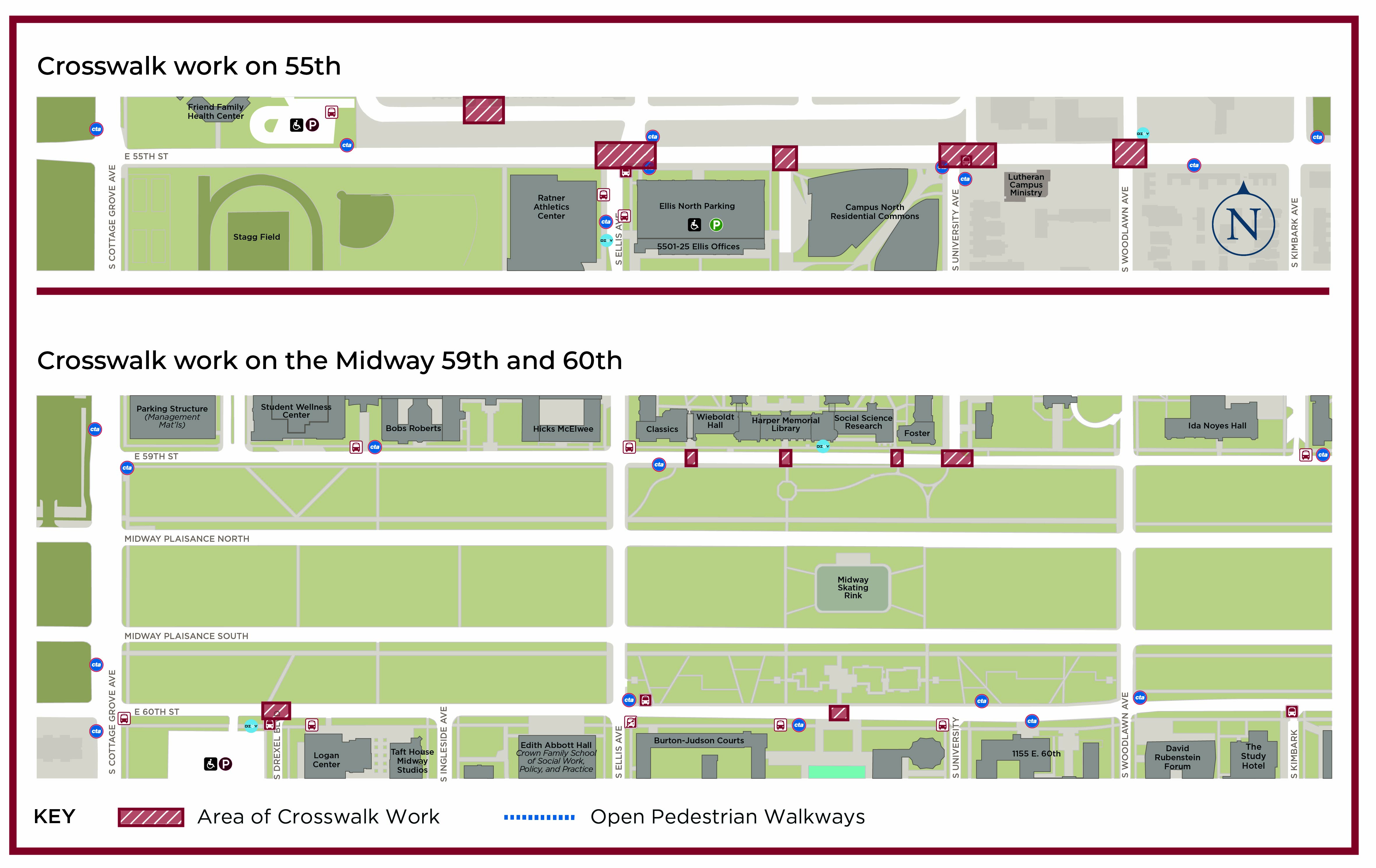Crosswalk work graphic 