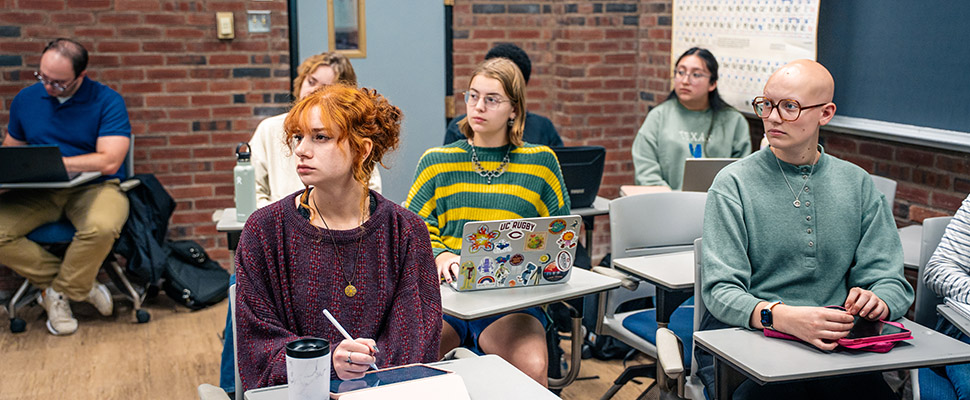 Students in classroom