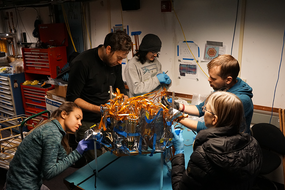 Answering big questions at the South Pole News Physical Sciences