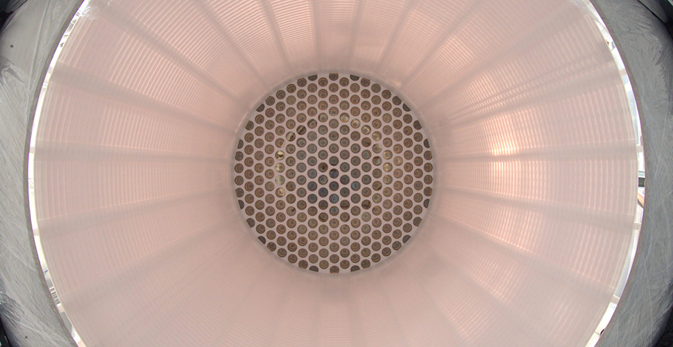 First measurement of a nuclear recoil signal from solar neutrinos