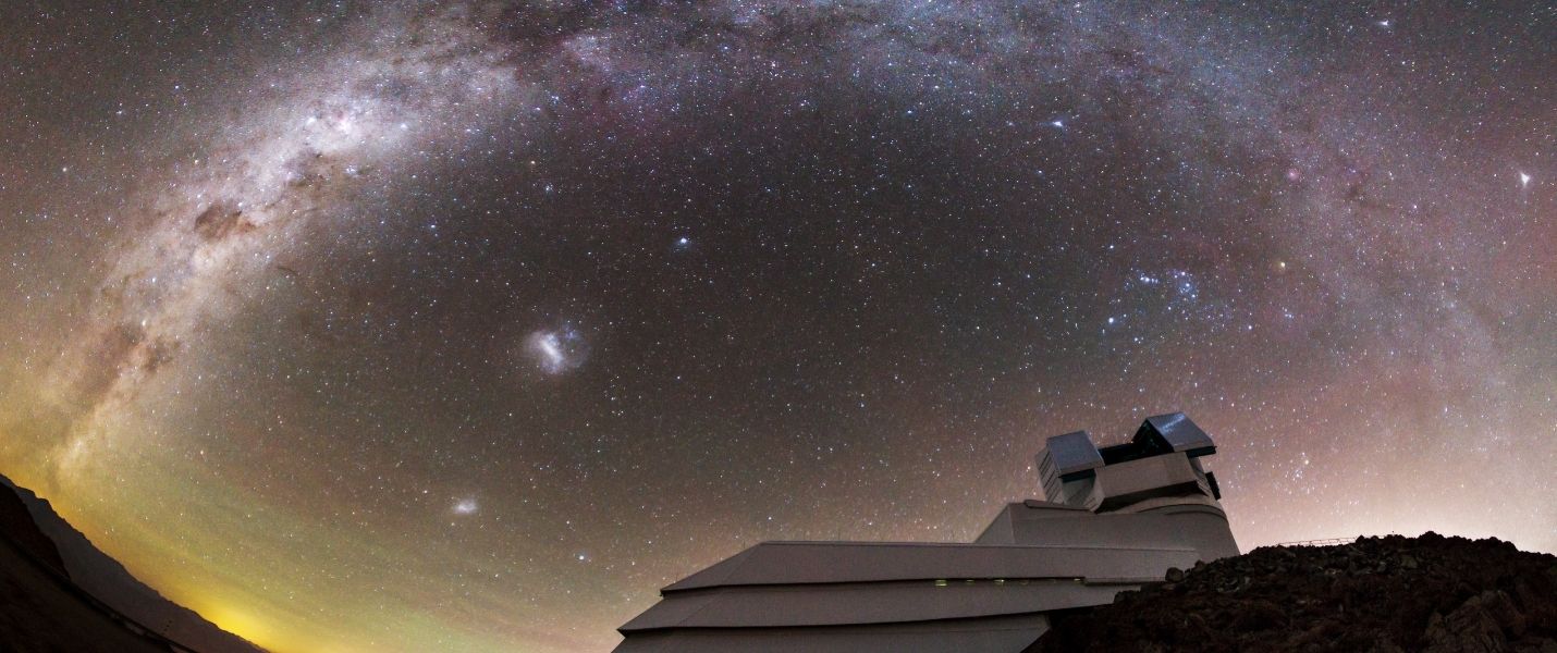 Rubin Observatory under the Milky Way