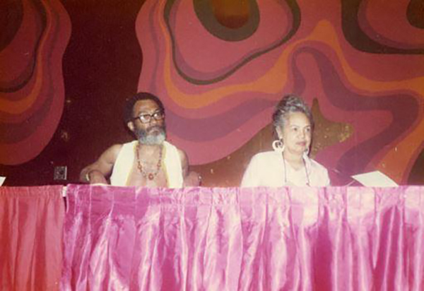 Novelist Sam Greenlee and Alice Browning at the International Black Writers Conference 1978 (Photo by Barbara Cordell). Courtesy of Mapping the Stacks: A Guide to Chicago's Black Hidden Archives.
