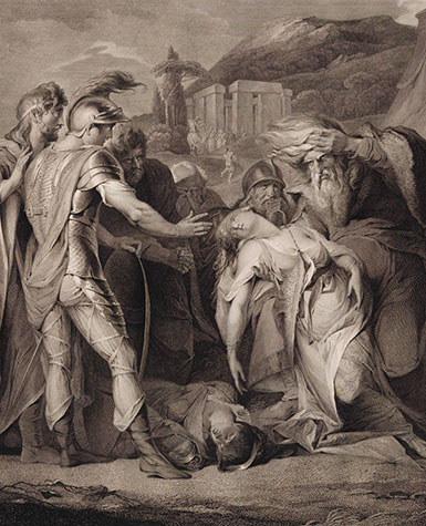 Boydell's Illustrations of Shakespeare, Vol. II: King Lear, Act V, Scene III (after James Barry)