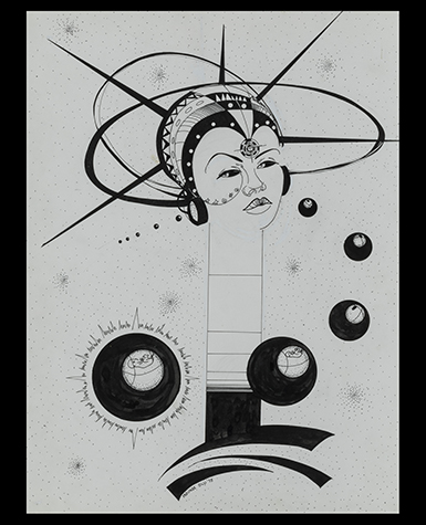 Yaoundé Olu,  Mother of Worlds, 1975