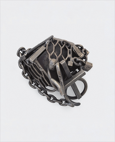 Melvin Edwards, Central Ave. LA, 1991, Welded steel. The Joyner/Giuffrida Collection.