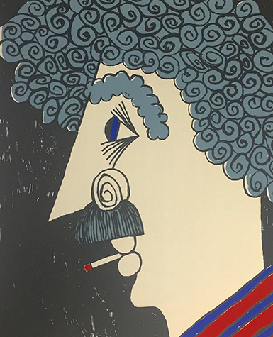 Kurt Vonnegut, Self Portrait