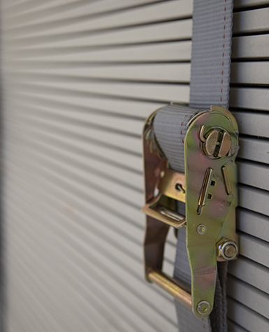 Sheets of drywall stacked in a gallery