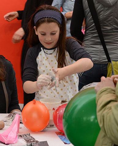 Making paper mache art