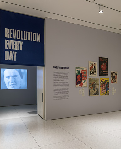 Installation view of Revolution Every Day