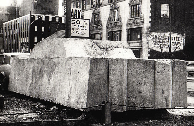 Concrete car sparks dialogue on public art The University of Chicago